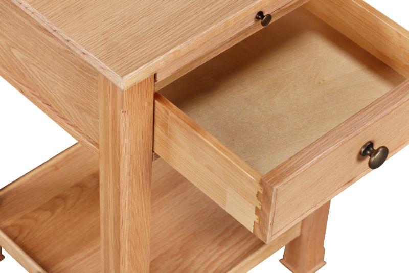 Pietra Bedside Locker Natural Oak
