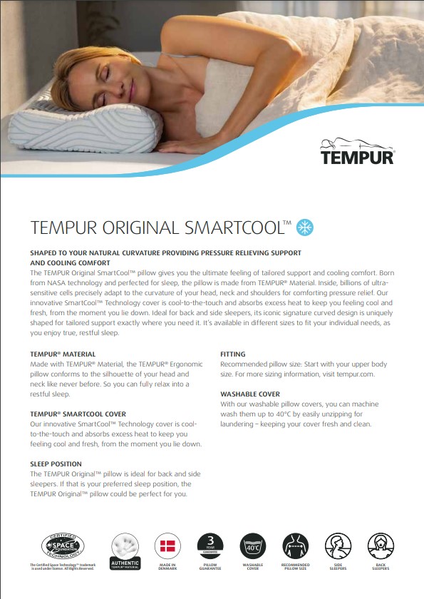 TEMPUR Original SmartCool Pillow Medium