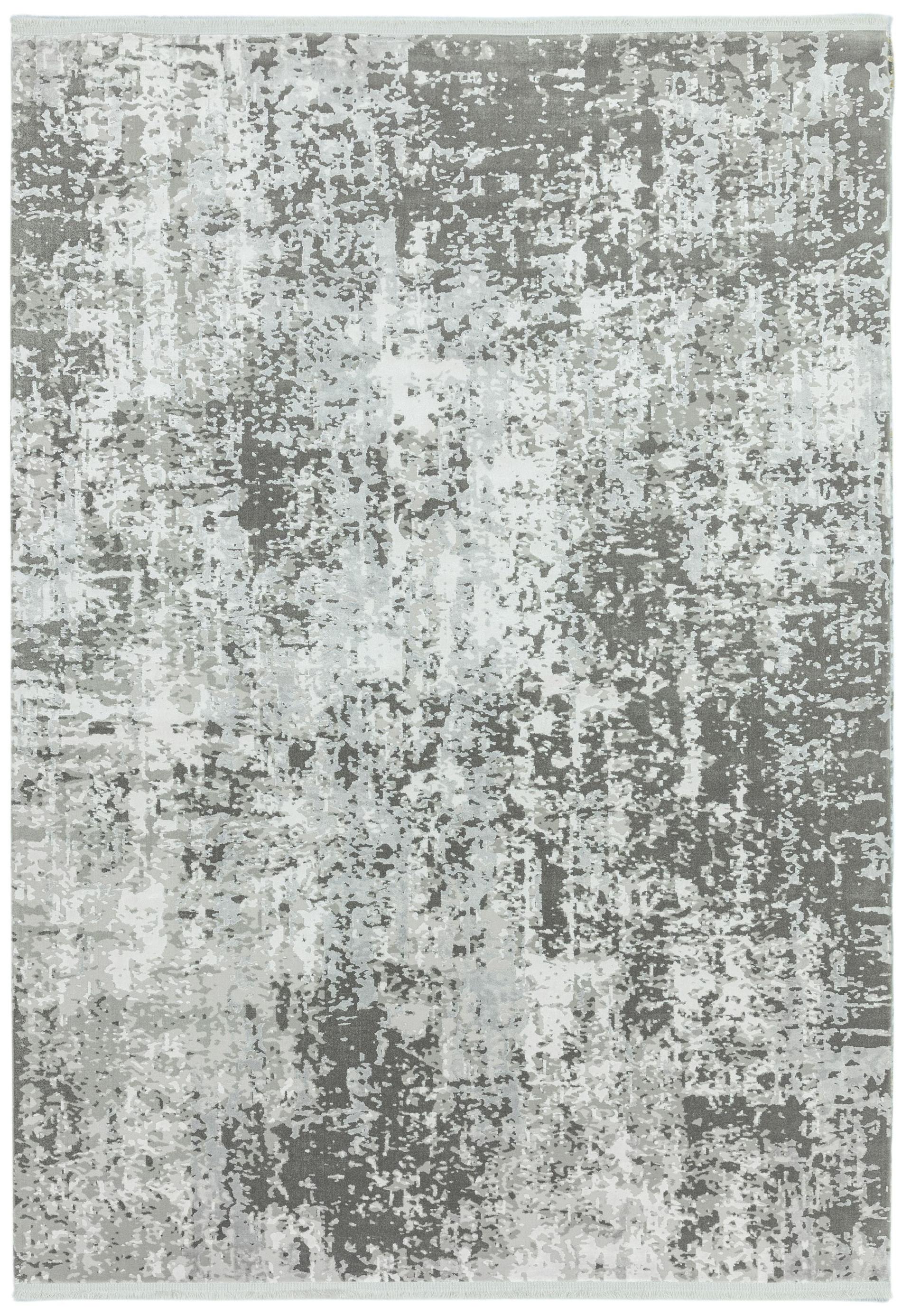 Olympia Rug OL07 Silver Grey Abstract