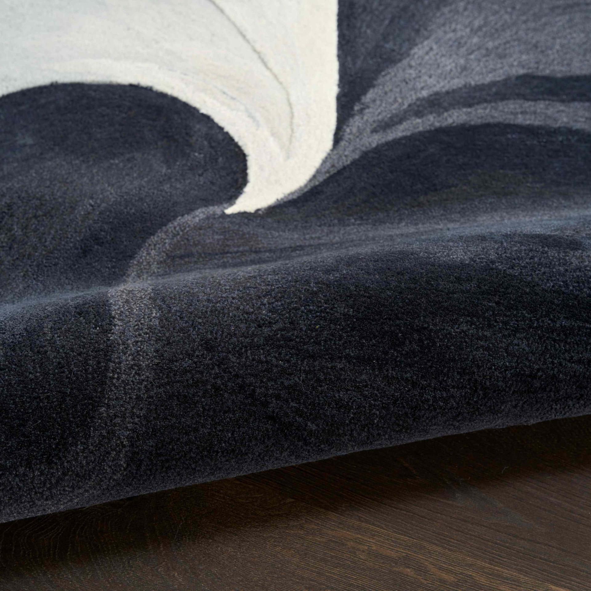 Prismatic Rug PRS41 Ivory Black