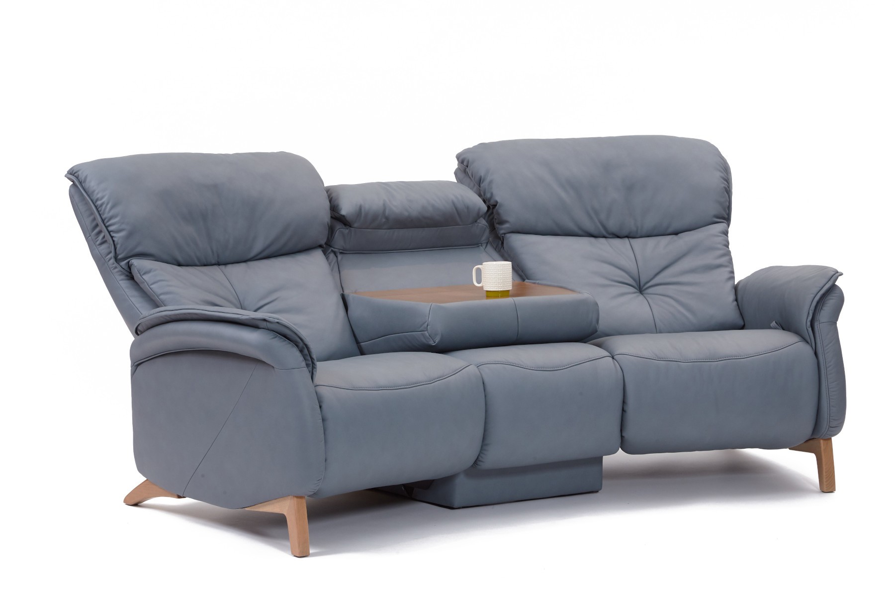 Himolla Swan Trapezoidal Recliner Sofa