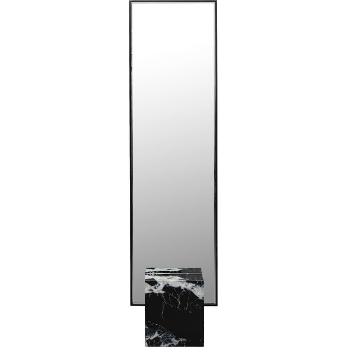 Hulda Black Floor Mirror