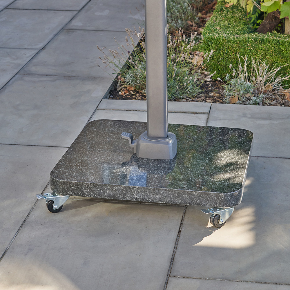 Taupe Glow Garden Parasol and Base