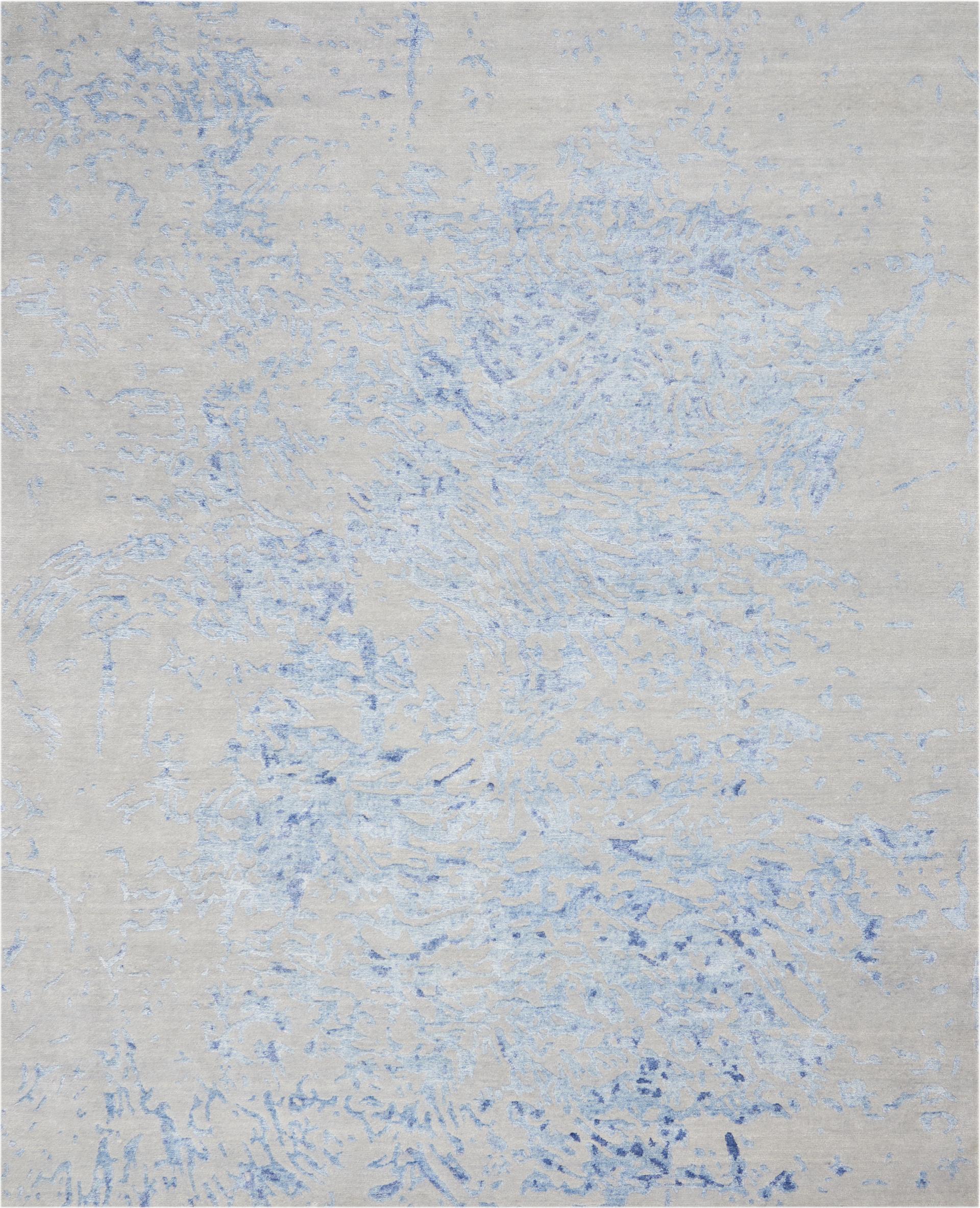 Silk Shadows SHA18 Grey Blue Rug