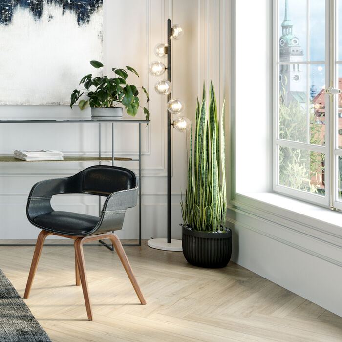 Scala Balls Floor Lamp Black