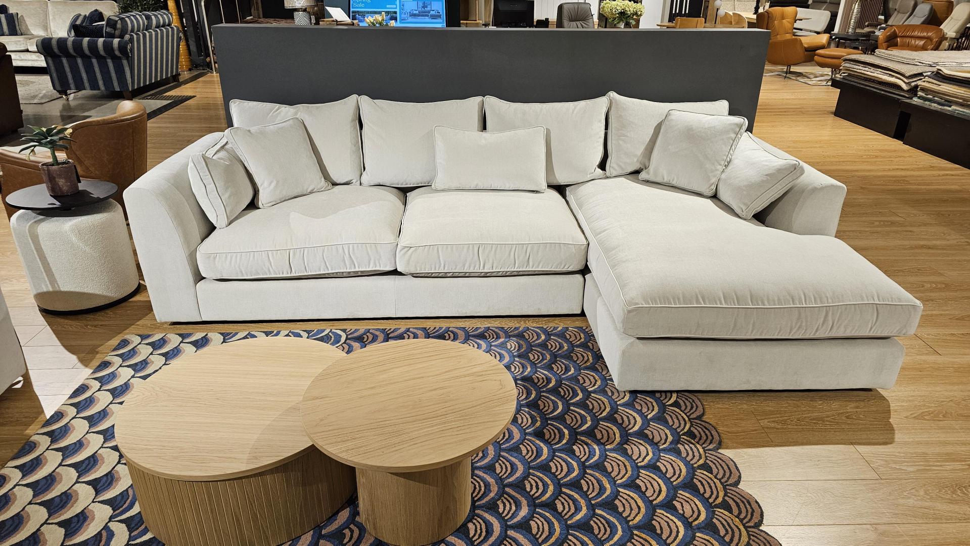 Prescott Chaise Sofa - Clearance Cork