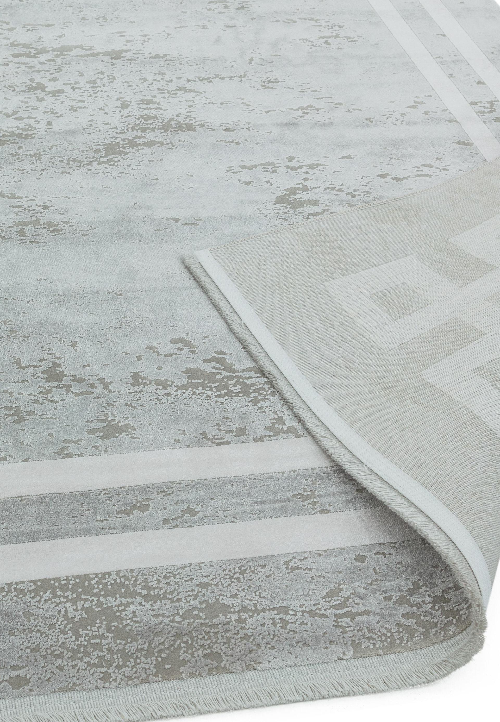 Olympia Rug OL01 Grey Pearl Border