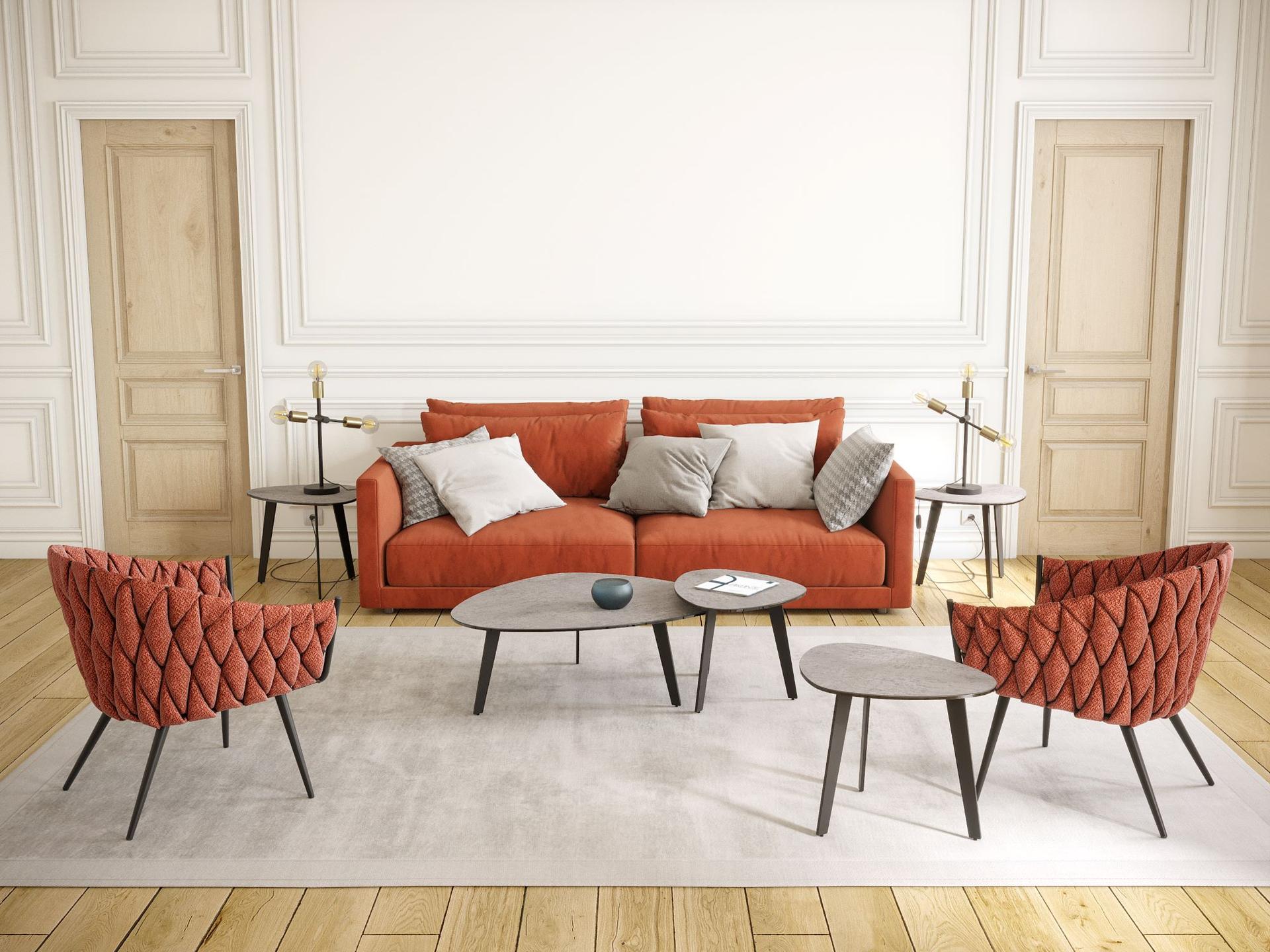 Astra Coffee Table Galet Argile