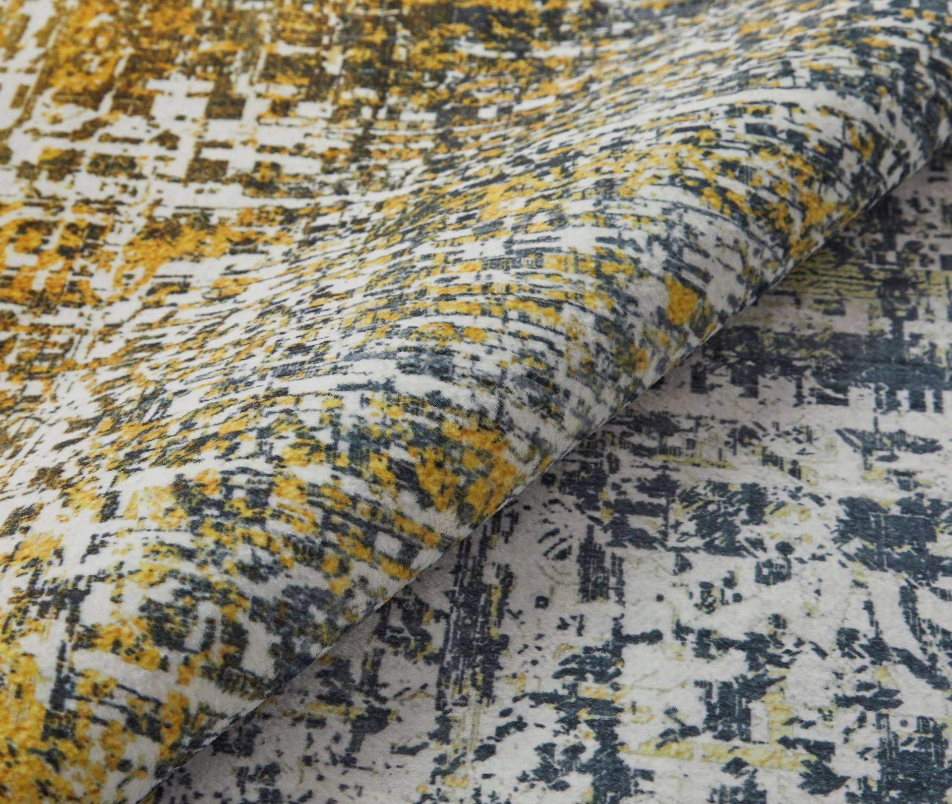 Concept Looms LUX06 Washable Rug Blue Copper