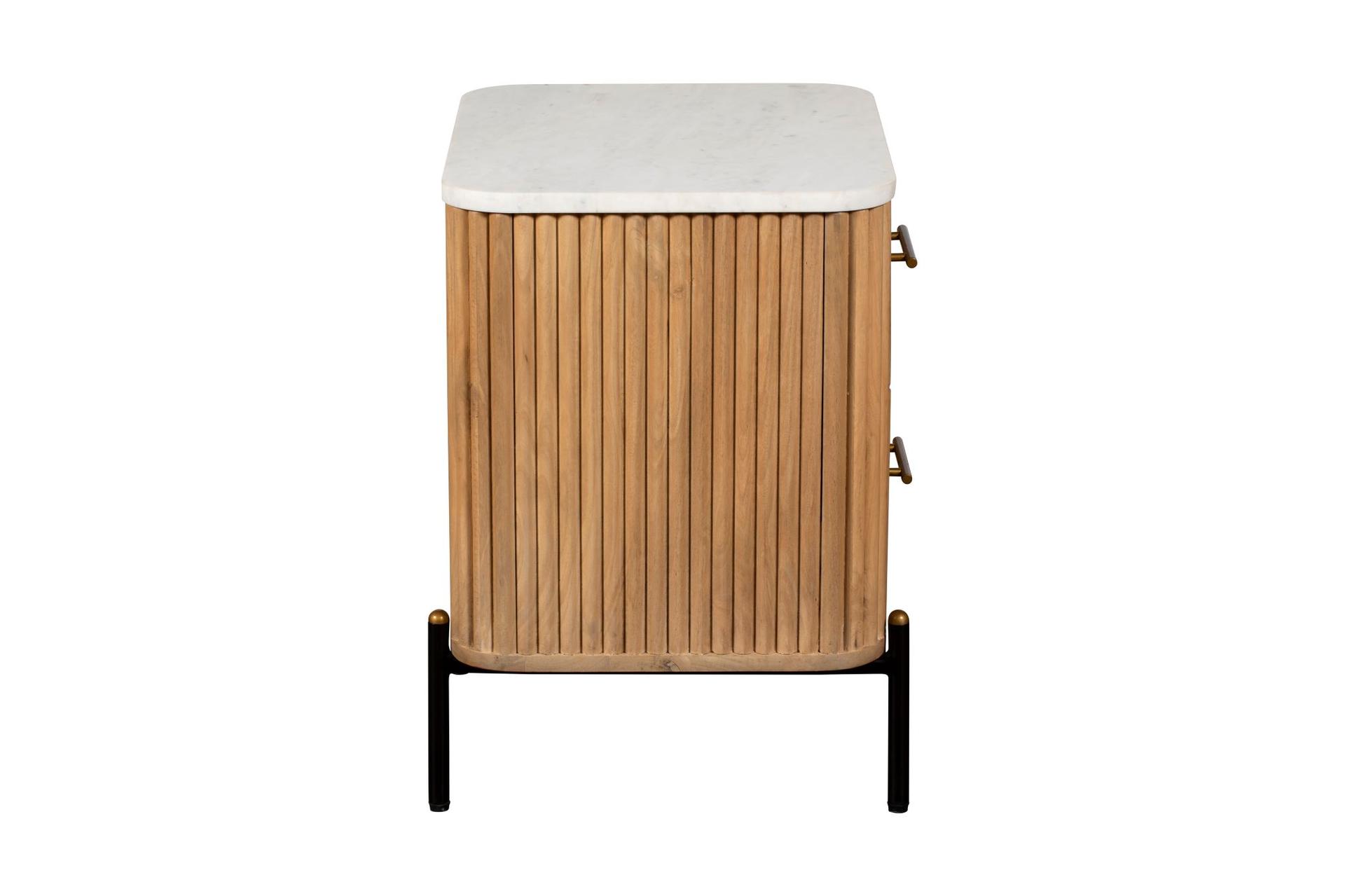 Lille 2 Drawer Bedside
