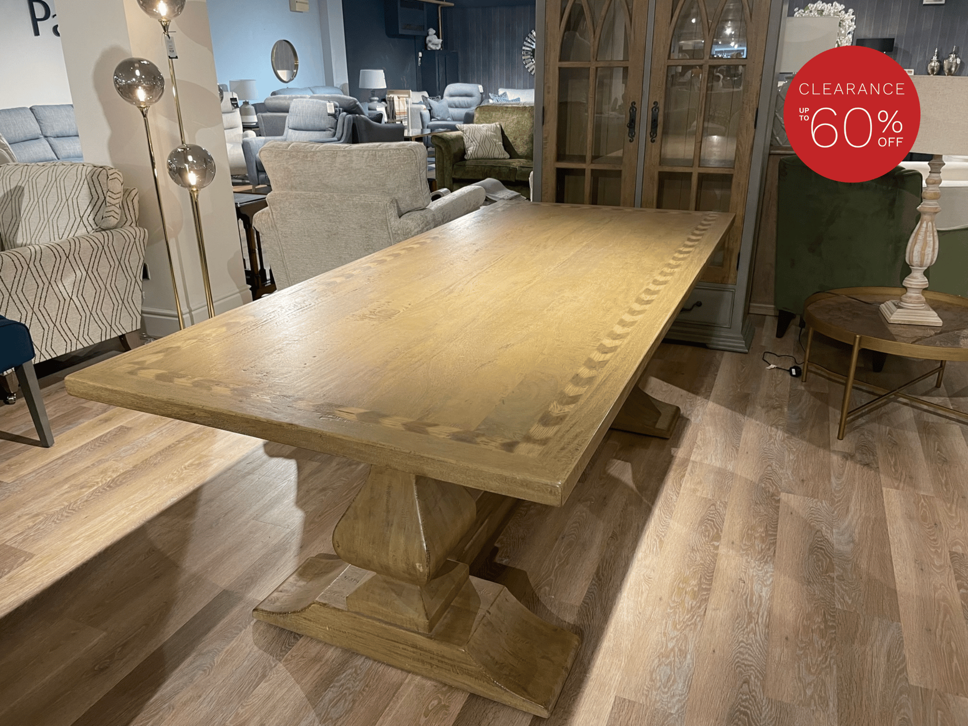 Carolina Atlas Dining Table 220cm Caseys Furniture
