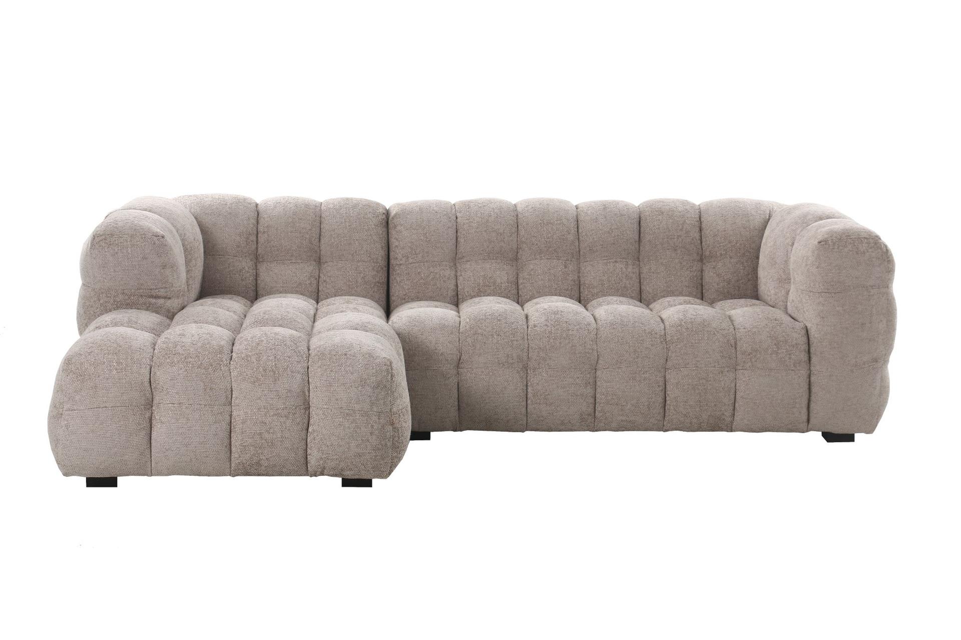 Alba Chaise Sofa LHF Fine Glam Beige