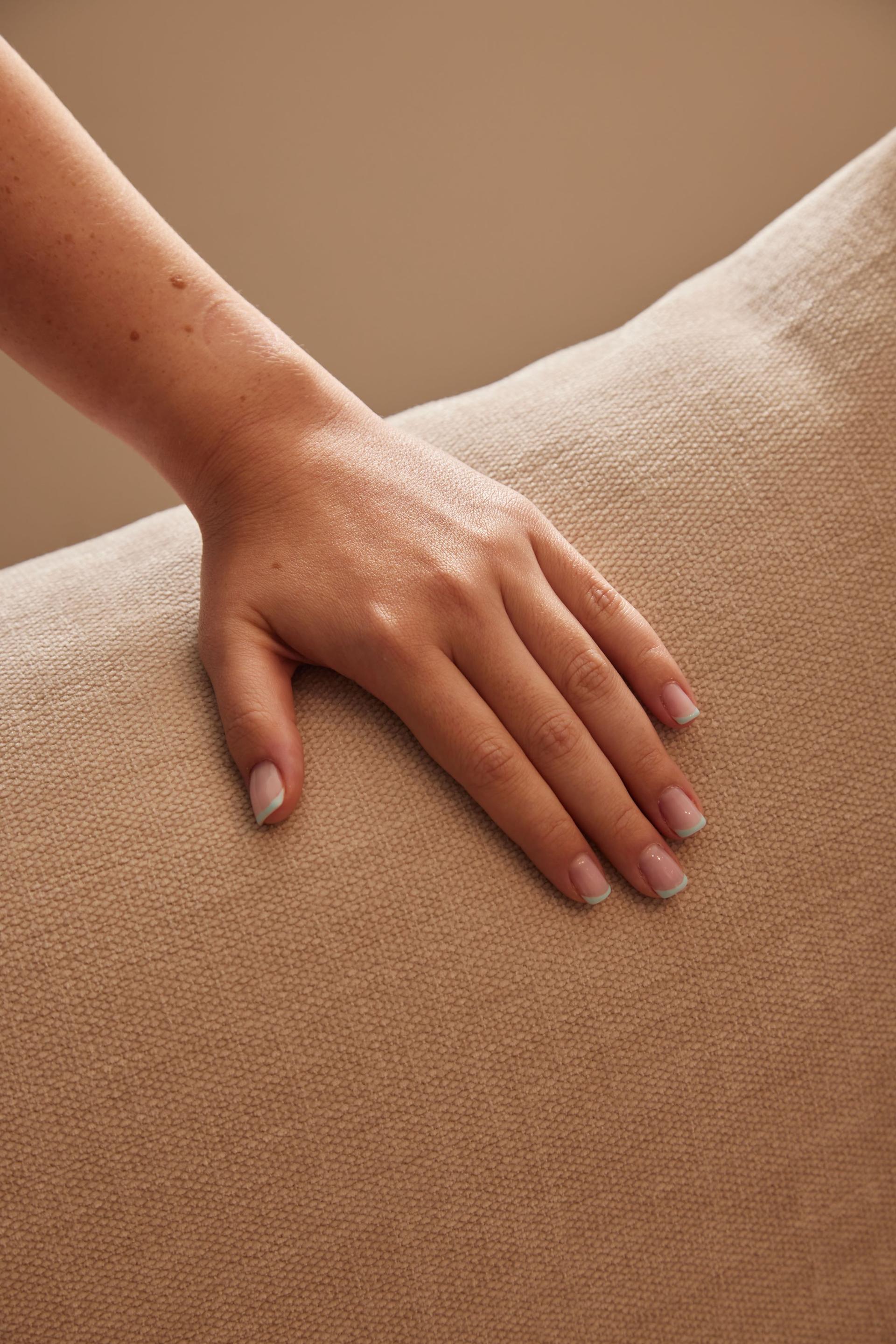 Girona Combi Sofa LHF Digby Beige with Free Footstool