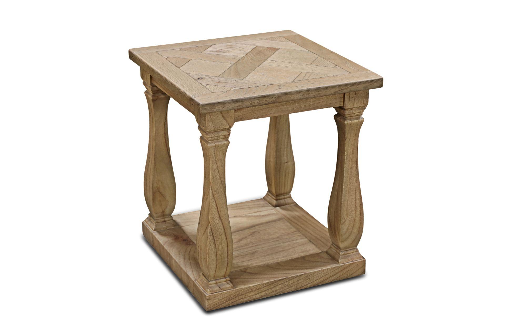 Glenwood Vintage Oak Side Table