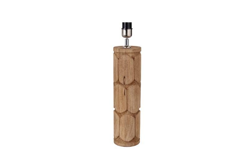 Ellia Natural Wood Tall Table Lamp