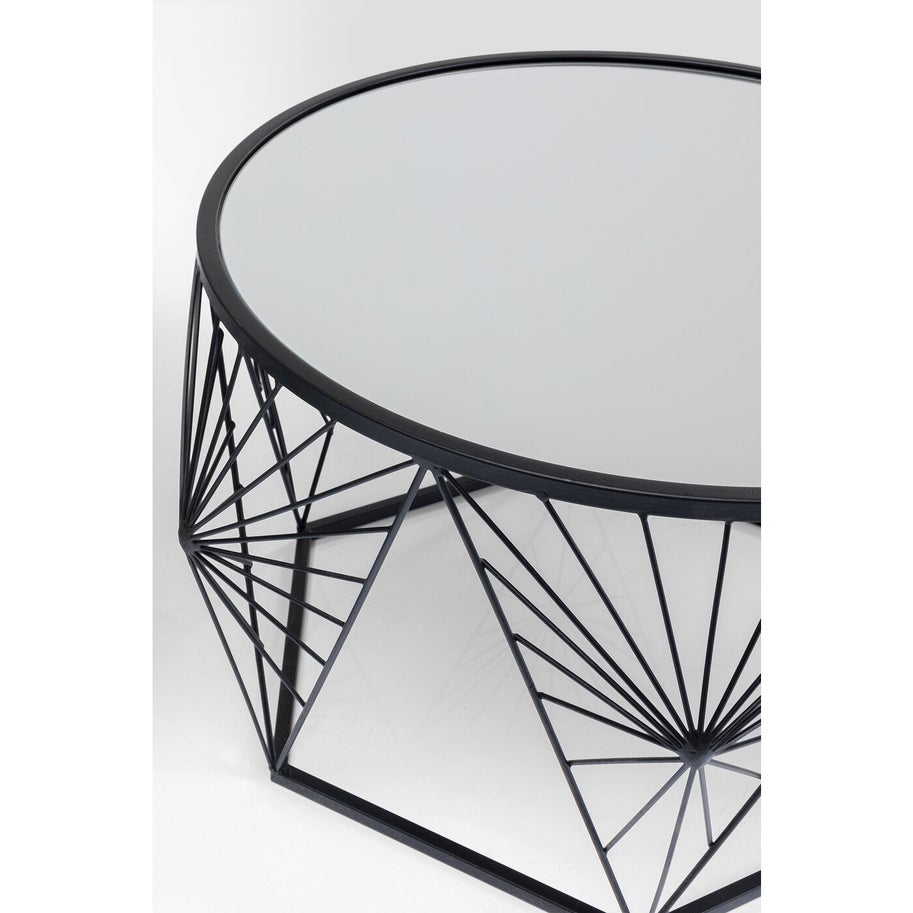 Cobweb Black Coffee Table Set of 2