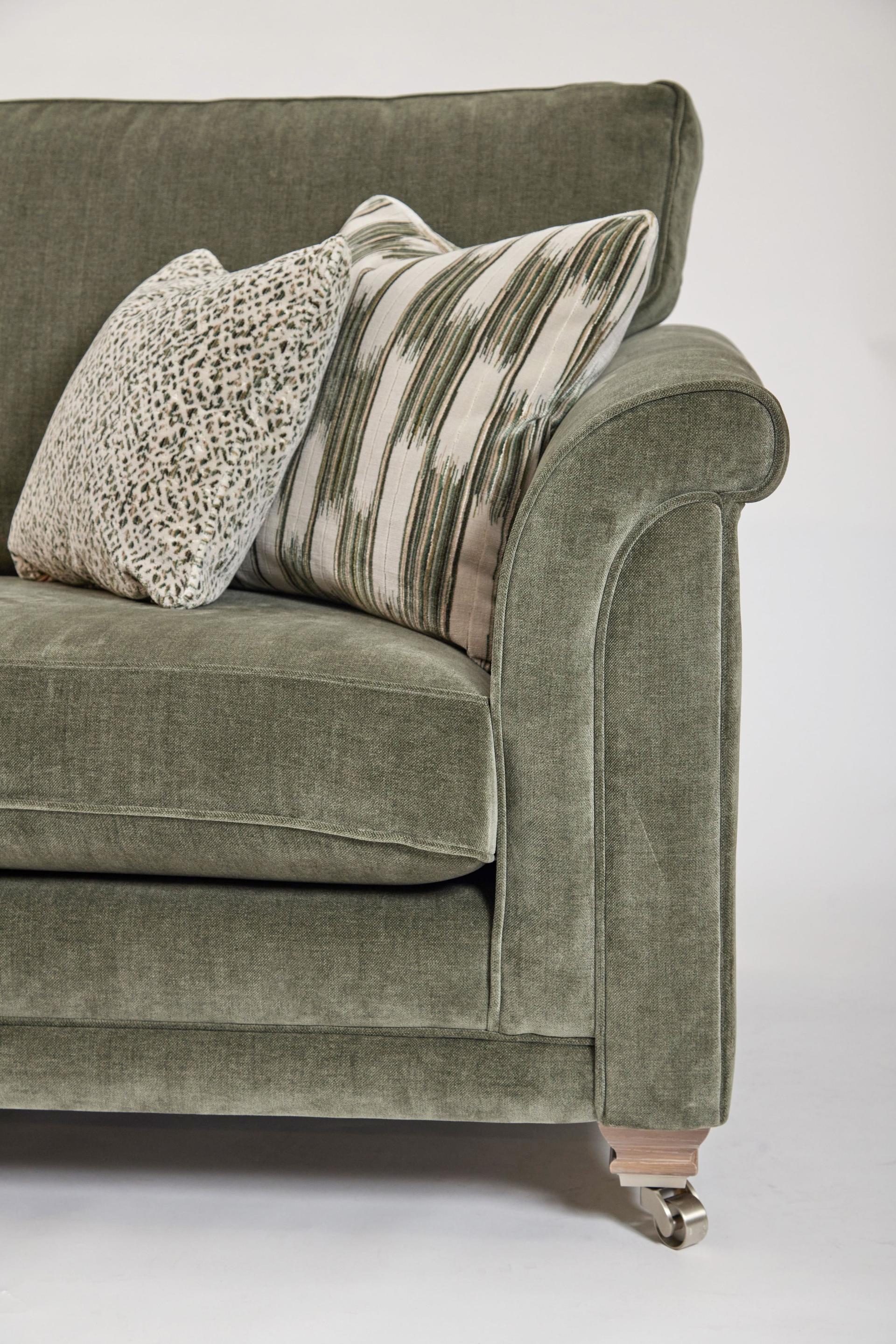 Elton Grand Sofa Sage Plain