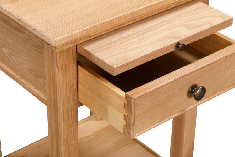 Pietra Bedside Locker Natural Oak