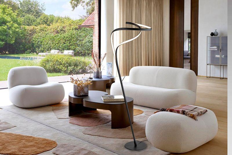 Danza Black Floor Lamp