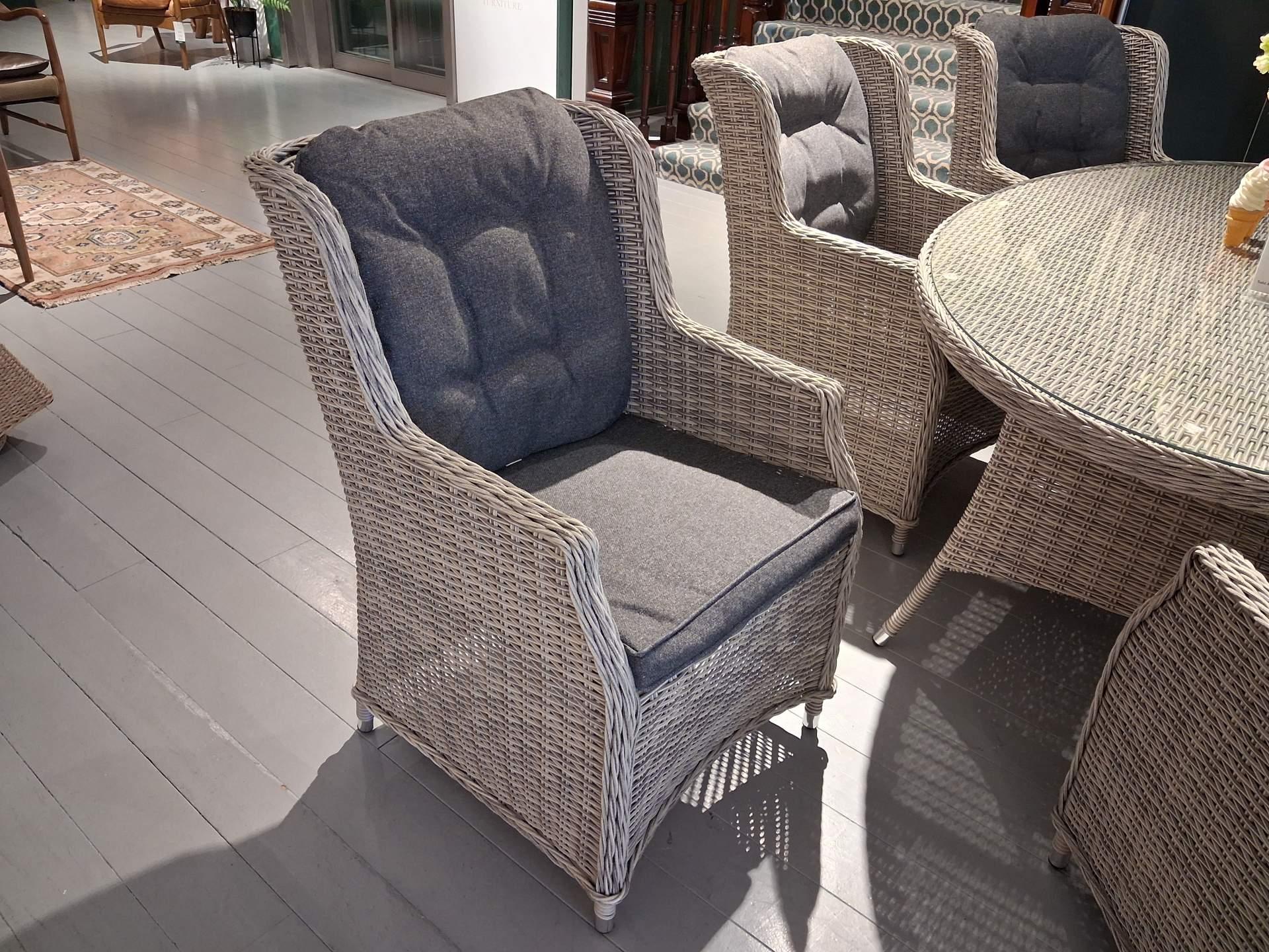 Cruz Garden Dining Table & 6 Chairs - Clearance Cork