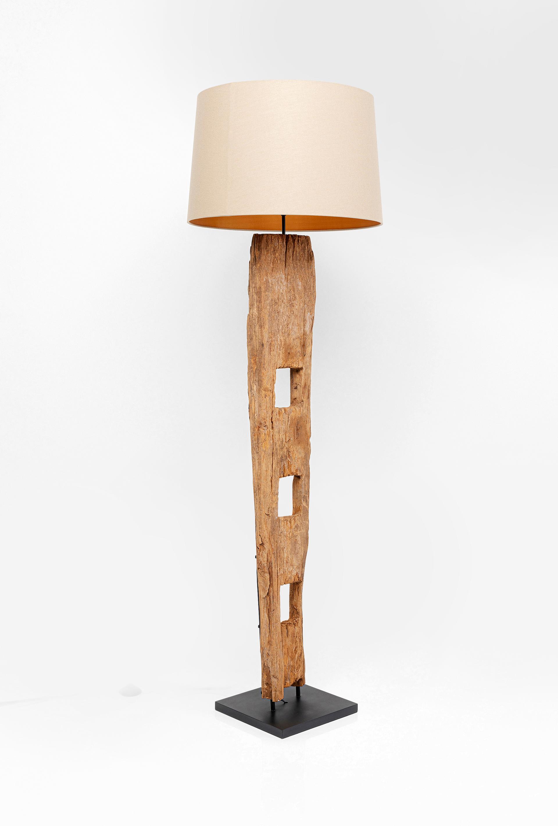 Floor Lamp Natural Holes 175cm