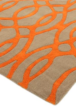 Matrix Rug Wire Orange