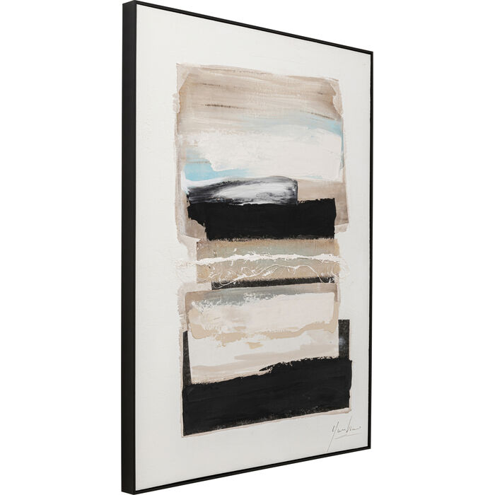 Lontano Beige Framed Picture