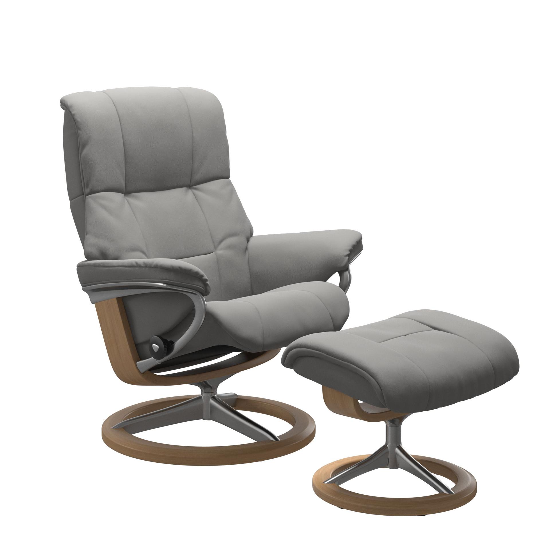 Stressless Mayfair Silver Grey Medium Recliner