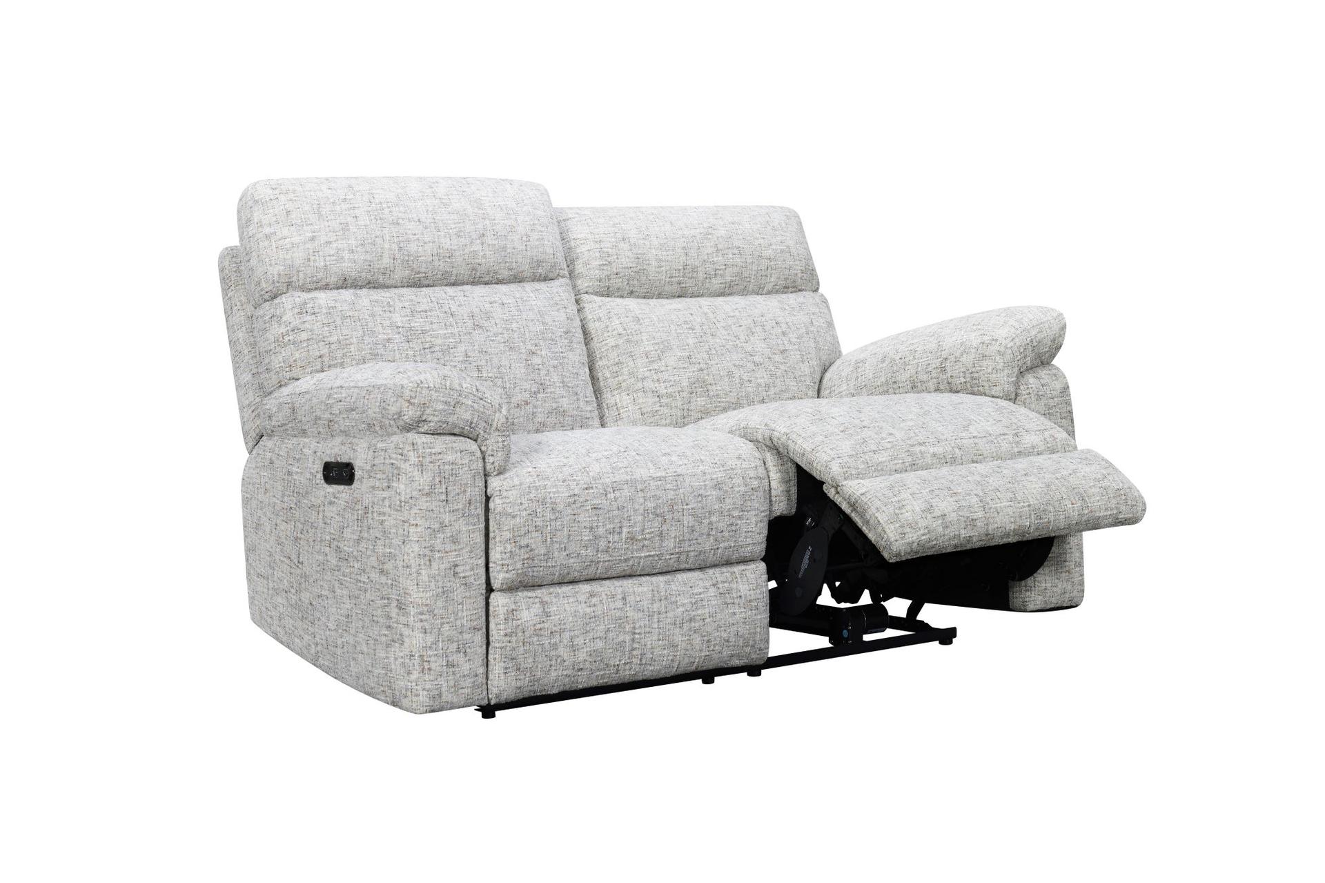 Lazzaro Recliner 2 Seater Sofa Odyssey Frost