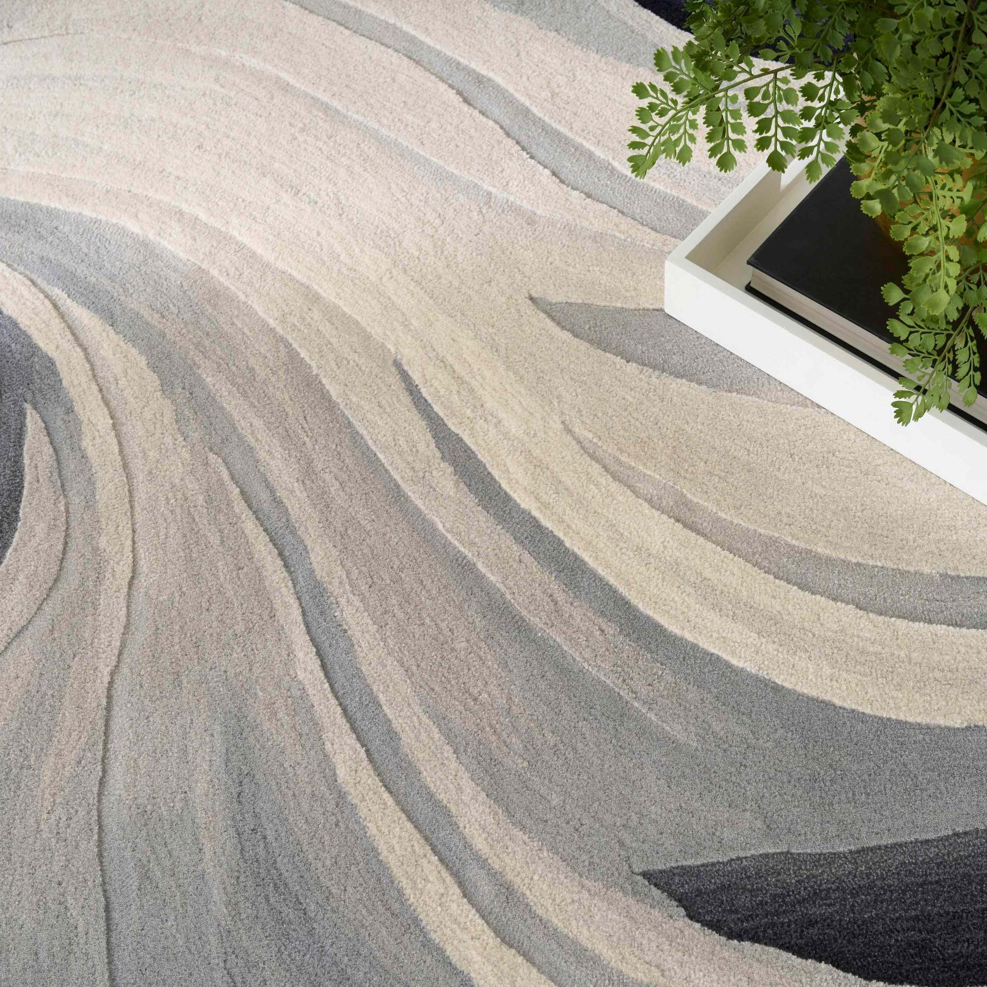 Prismatic Rug PRS41 Ivory Black