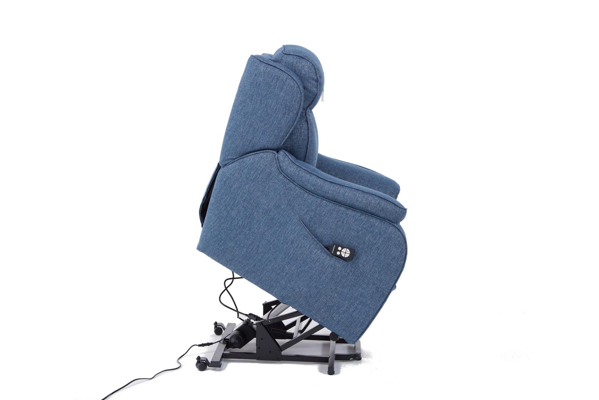 Boston Rise and Recline Armchair Carton Navy