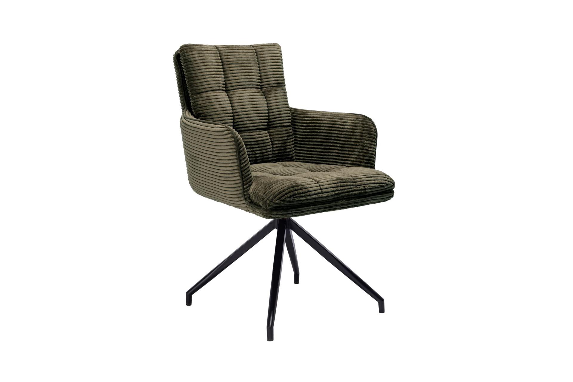 Arthur Swivel Dining Chair Green