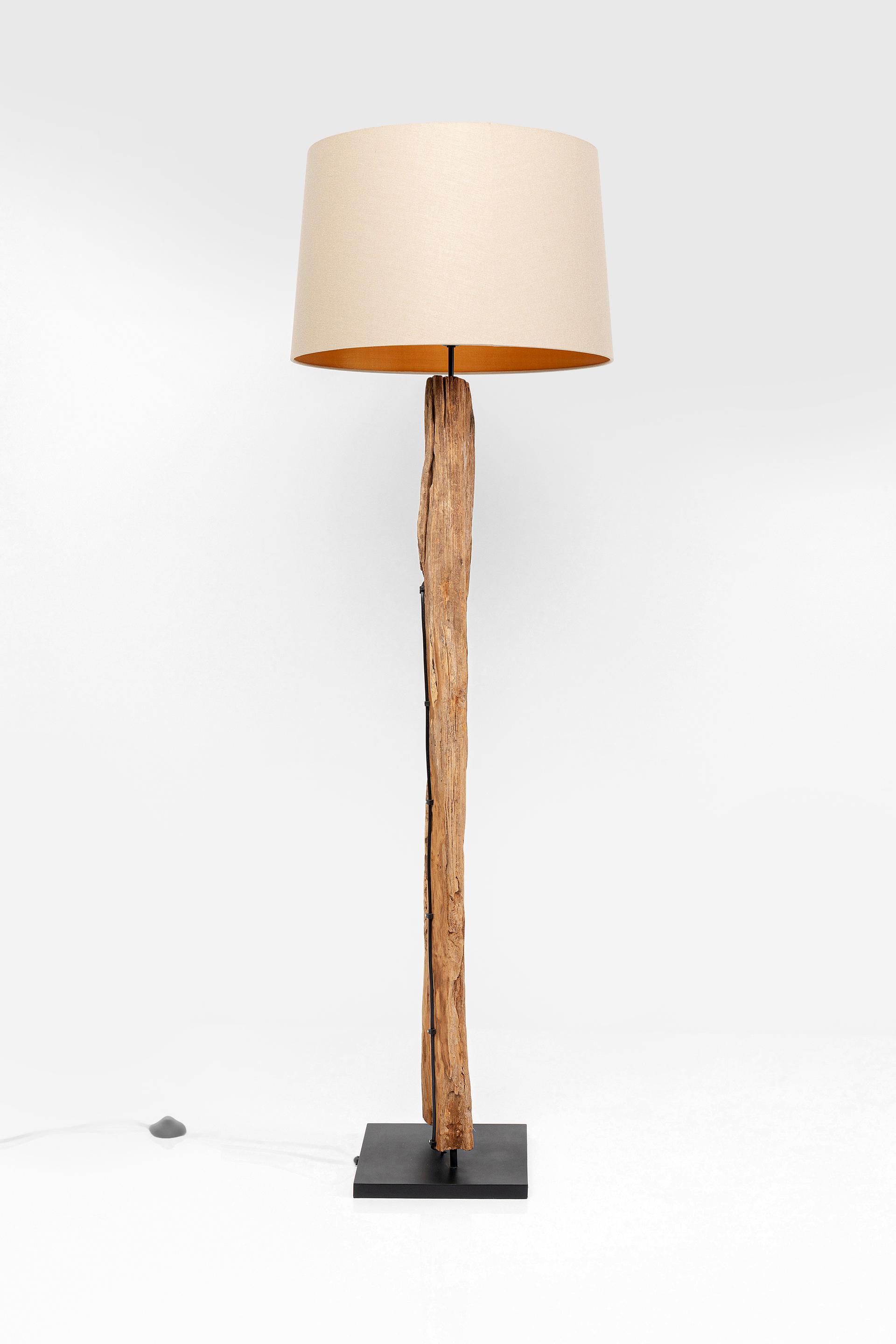 Floor Lamp Natural Holes 175cm