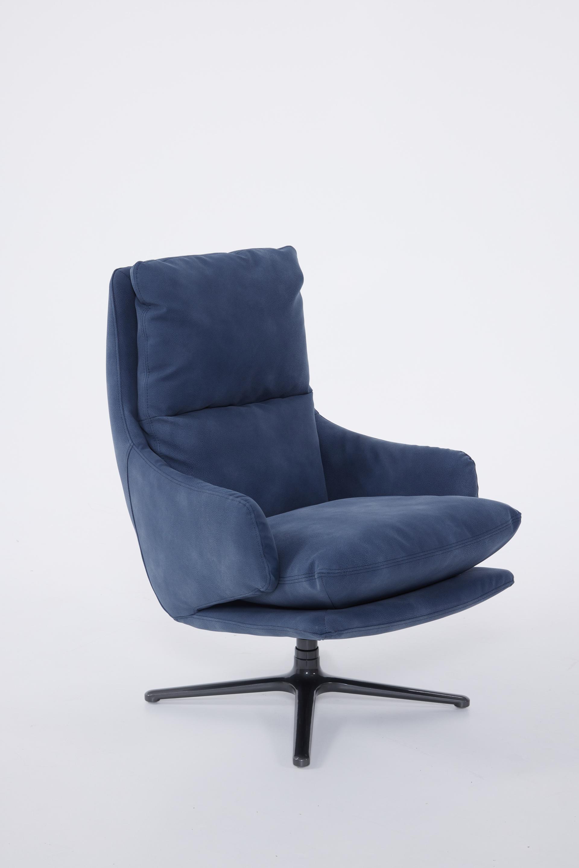 Compton Swivel Chair Navy Caseys Furniture