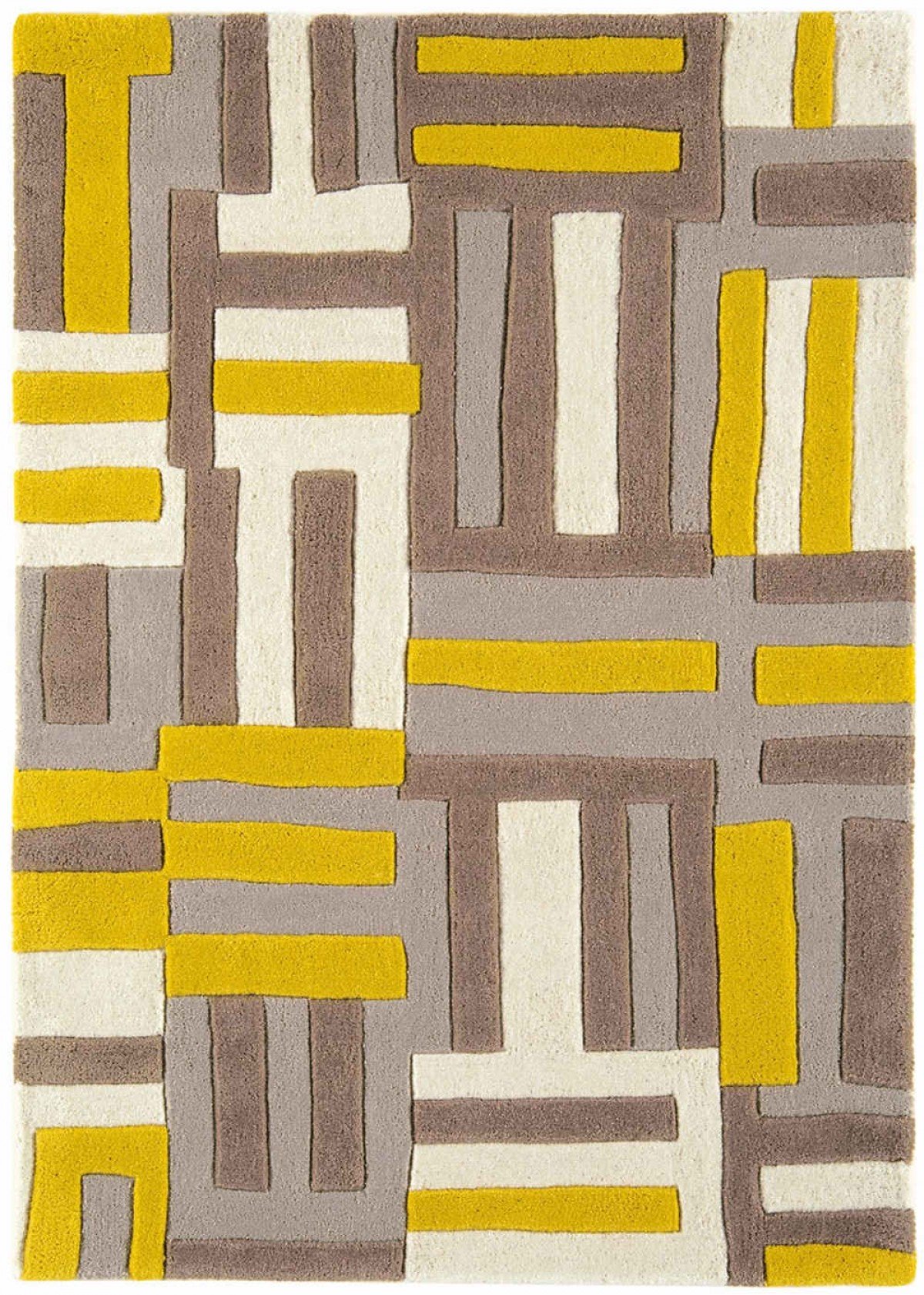 Matrix Rug Code Yellow