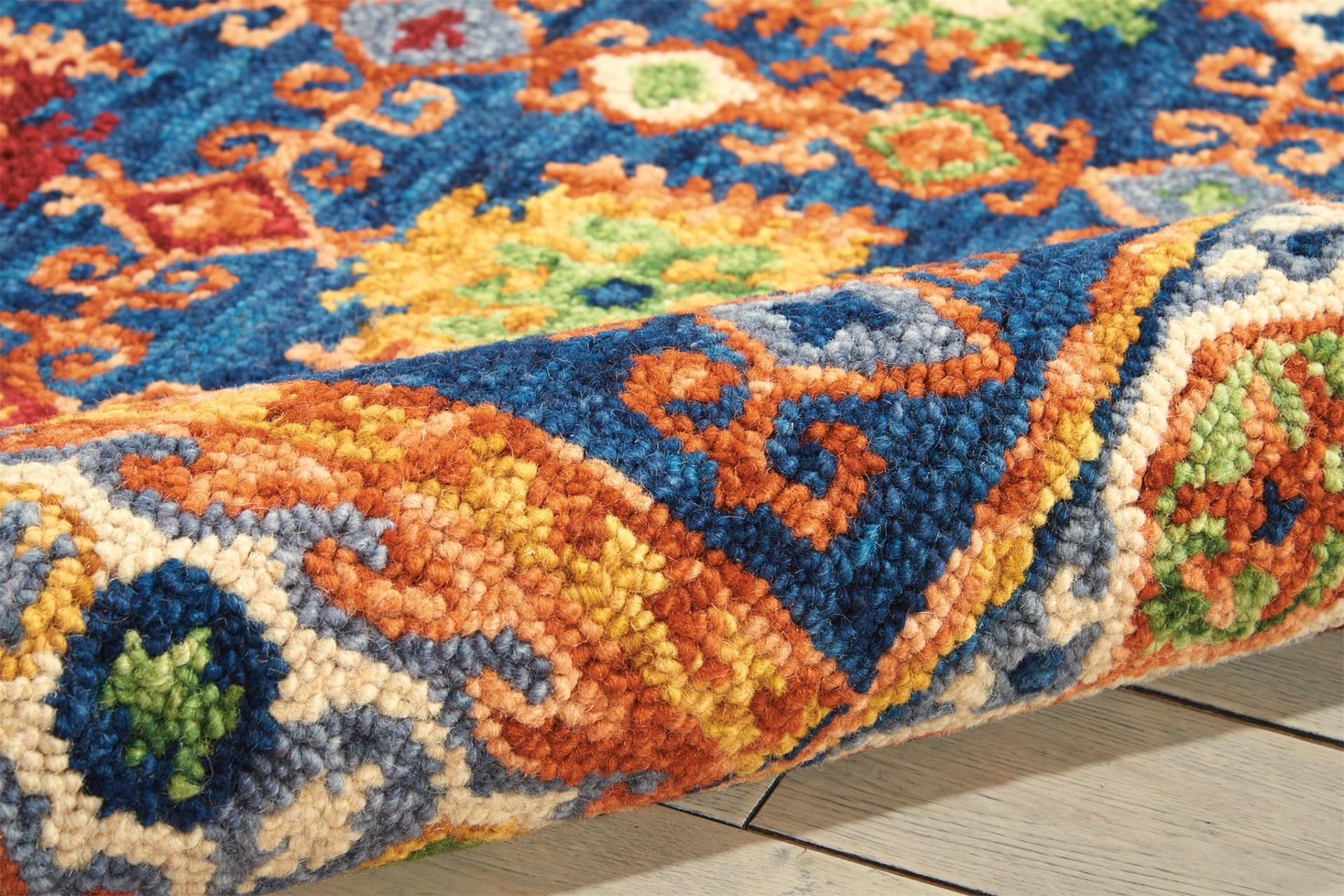 Vibrant VIB09 Navy Rug