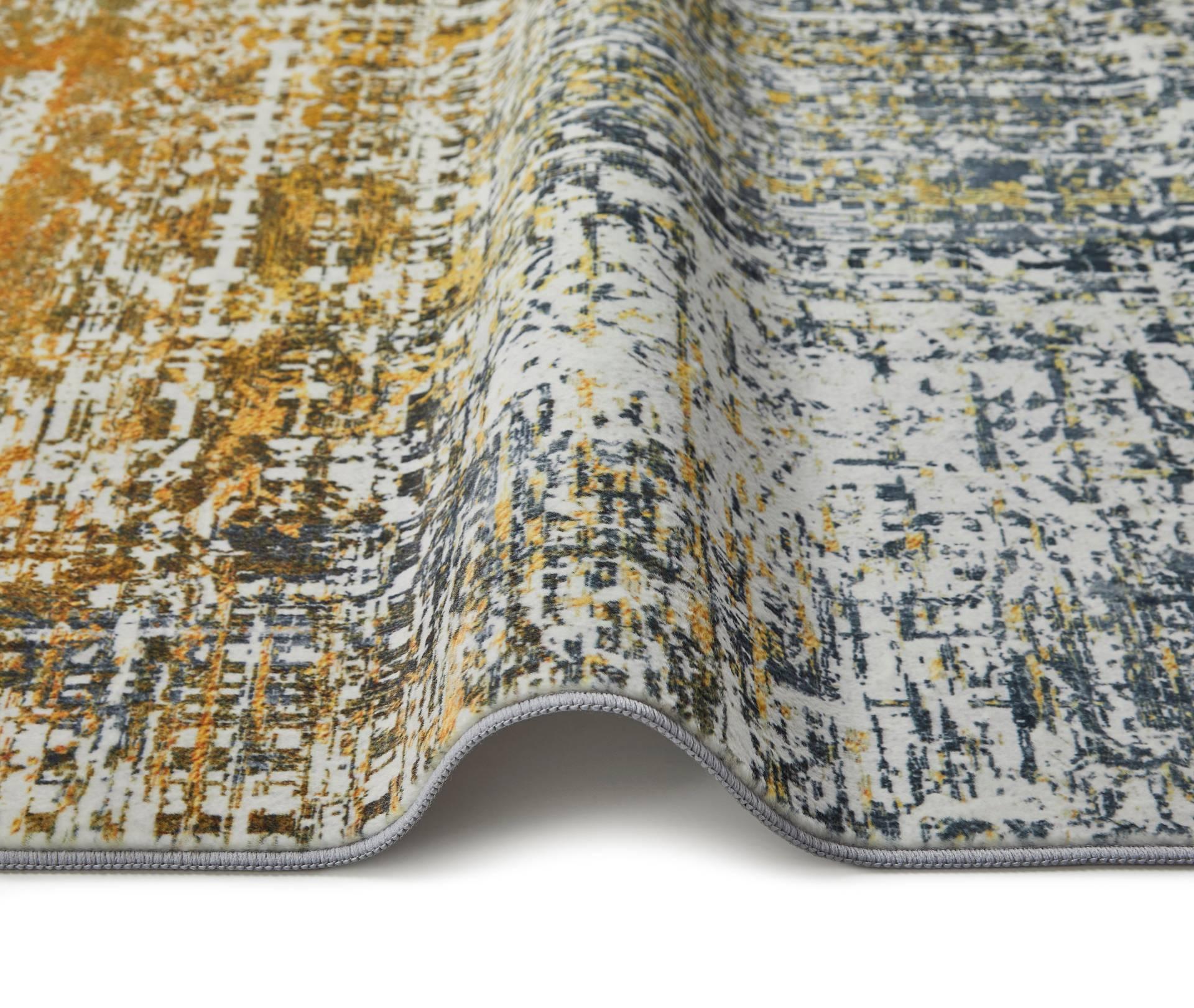 Concept Looms LUX06 Washable Rug Blue Copper