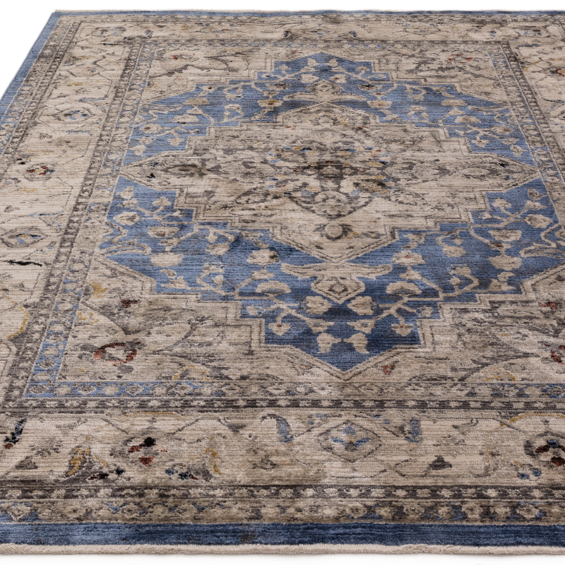 Sovereign Rug Blue Medallion