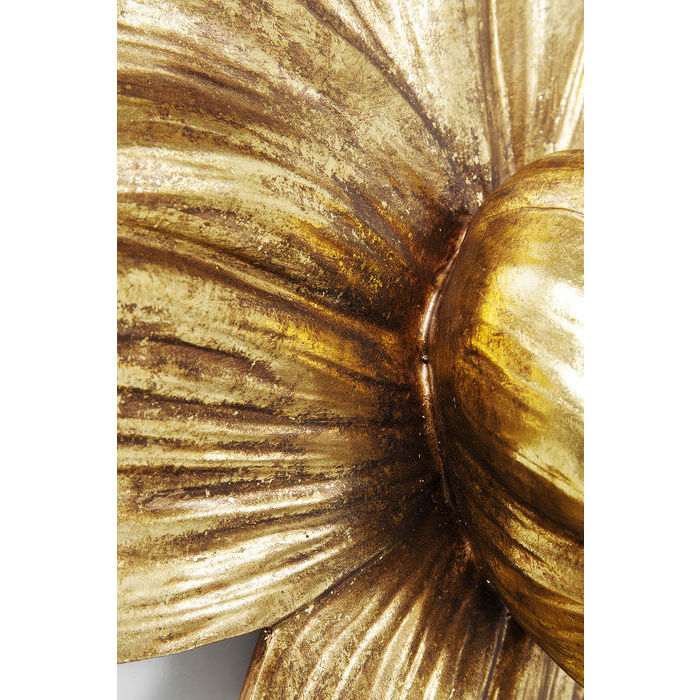 Gold Orchid Wall Decoration