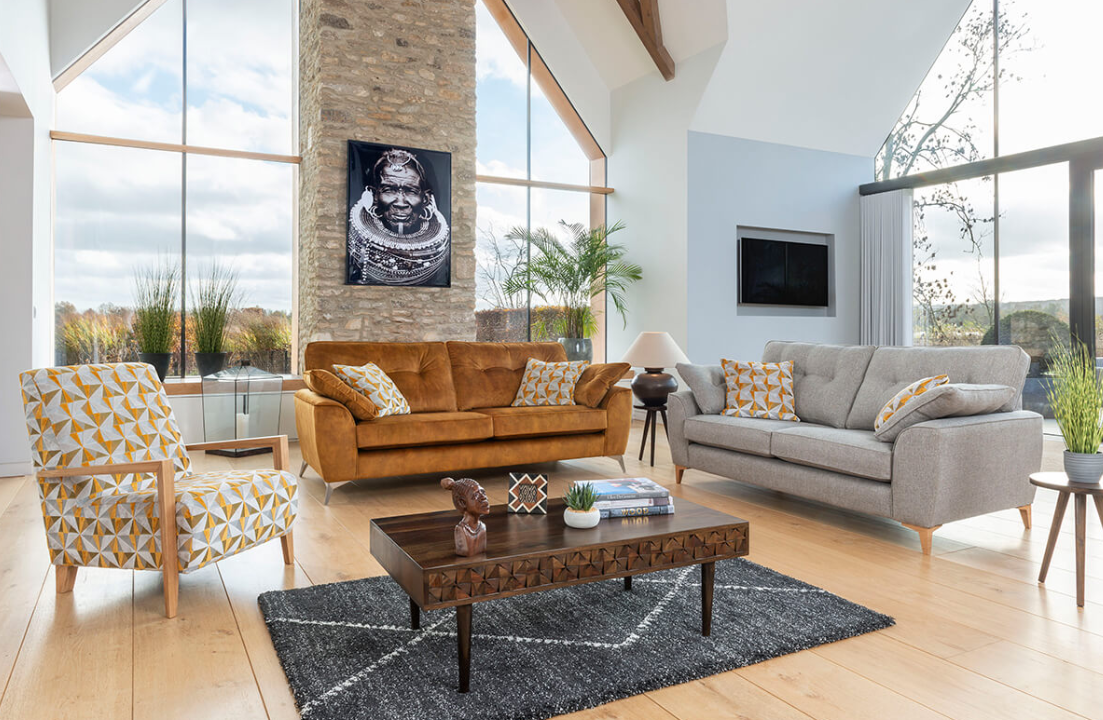 Augusta 2 Seater Sofa Fabric