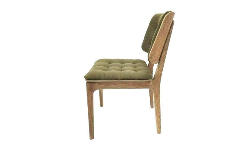 Boden Hunter Green Dining Chair Bianco Oil Legs