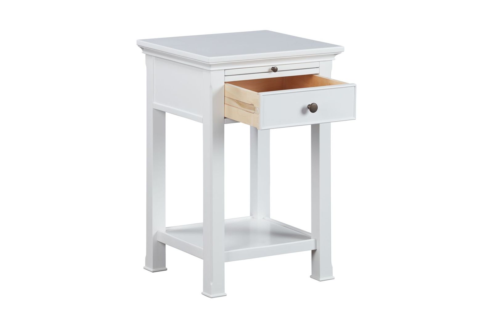 Pietra Bedside Locker Antique White