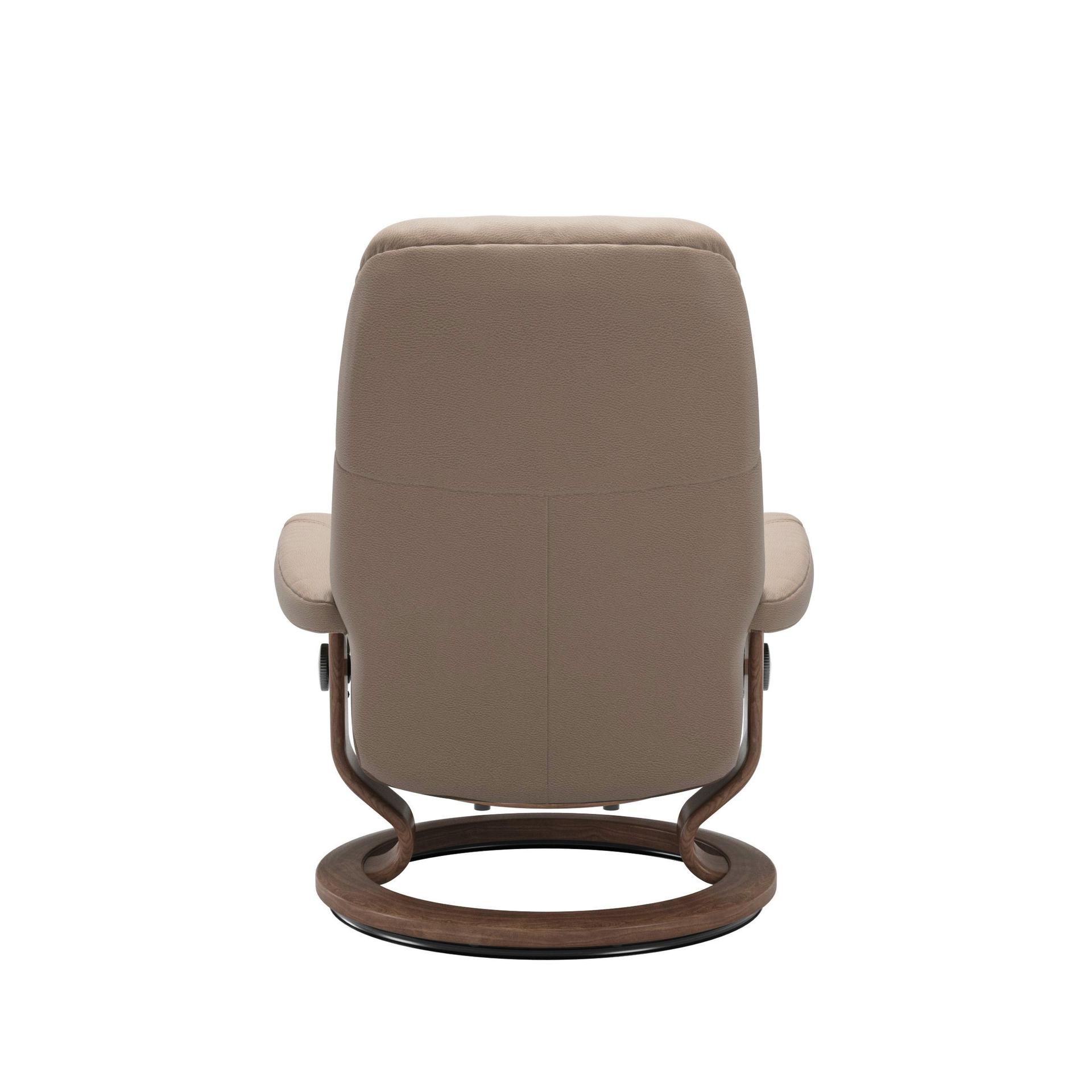 Stressless Consul Mole Medium Clas Recliner Chair and Stool