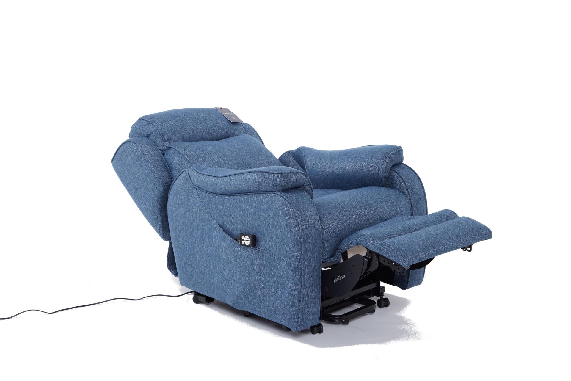 Boston Rise and Recline Armchair Carton Navy