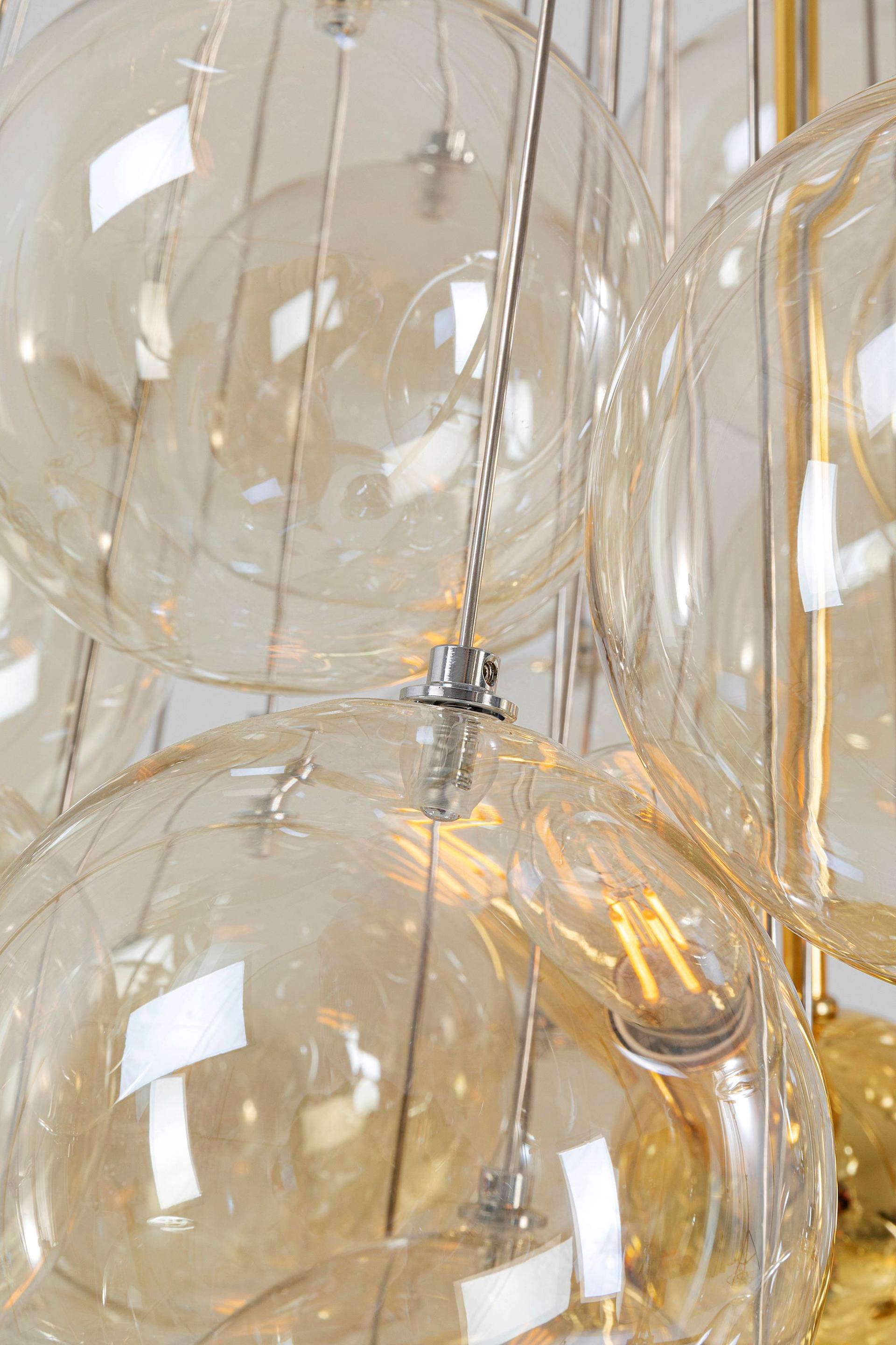 Amber Snowballs Pendant Lamp