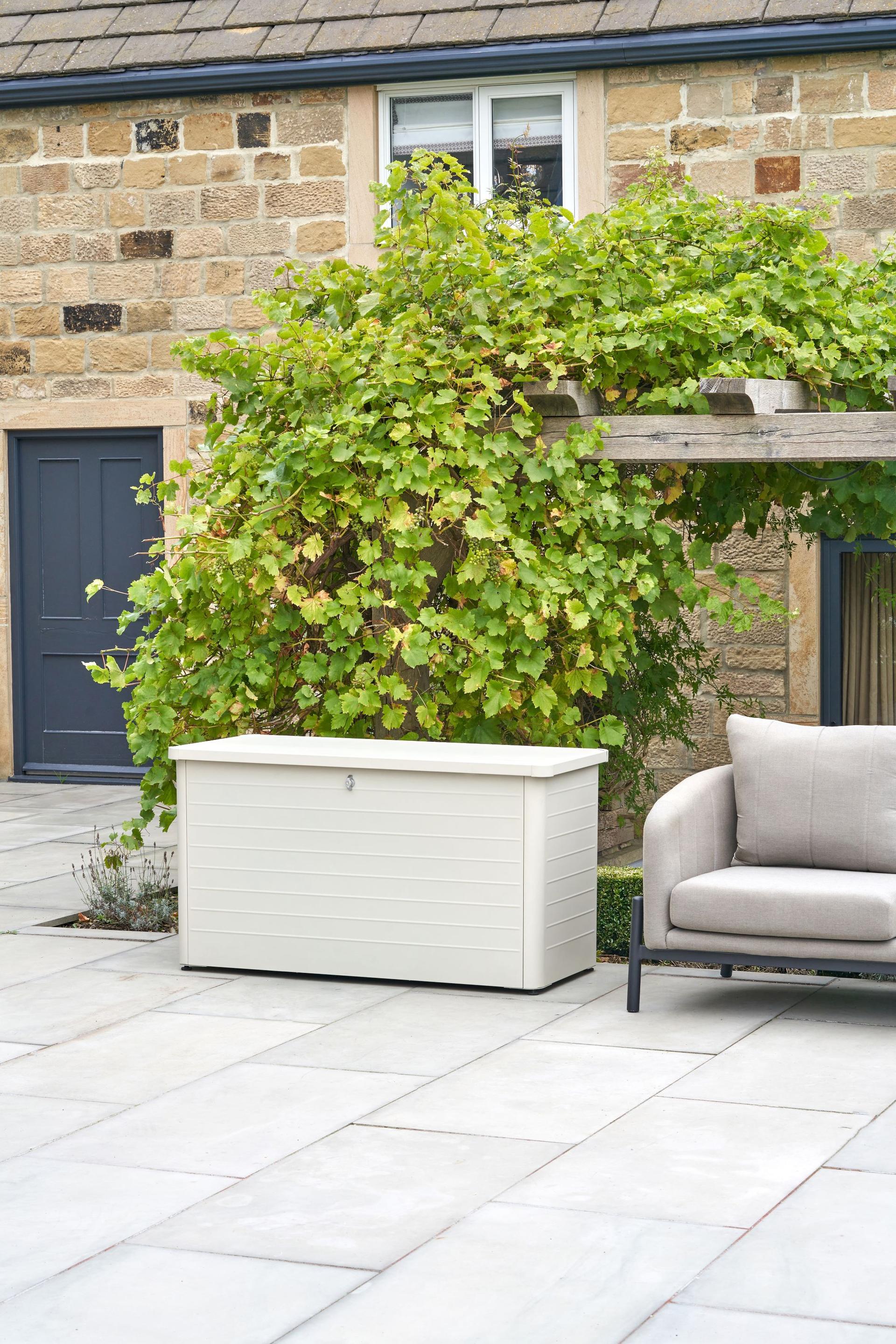 Rhode Garden Cushion Box Pebble