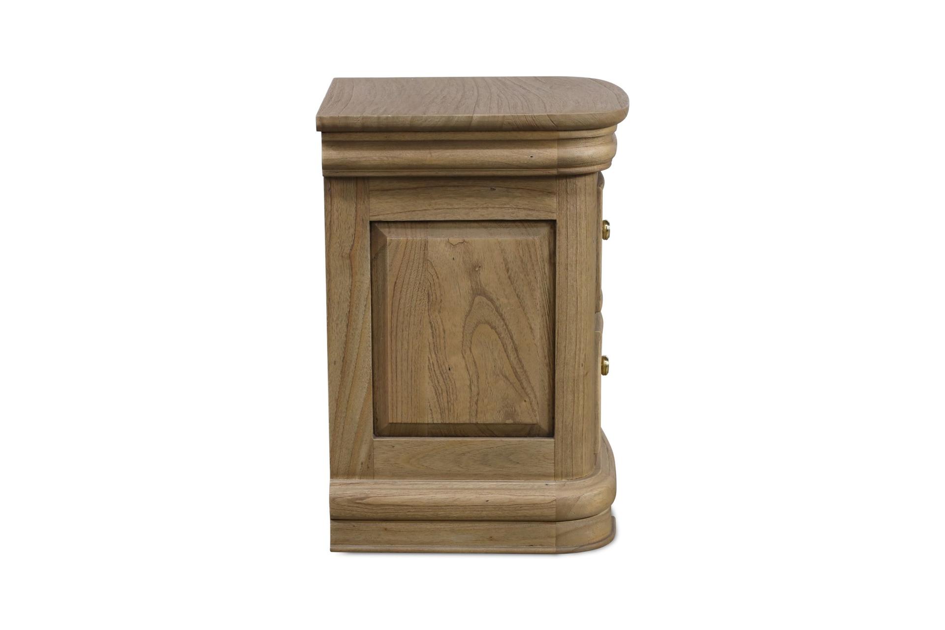 Merville 3 Drawer Bedside Table