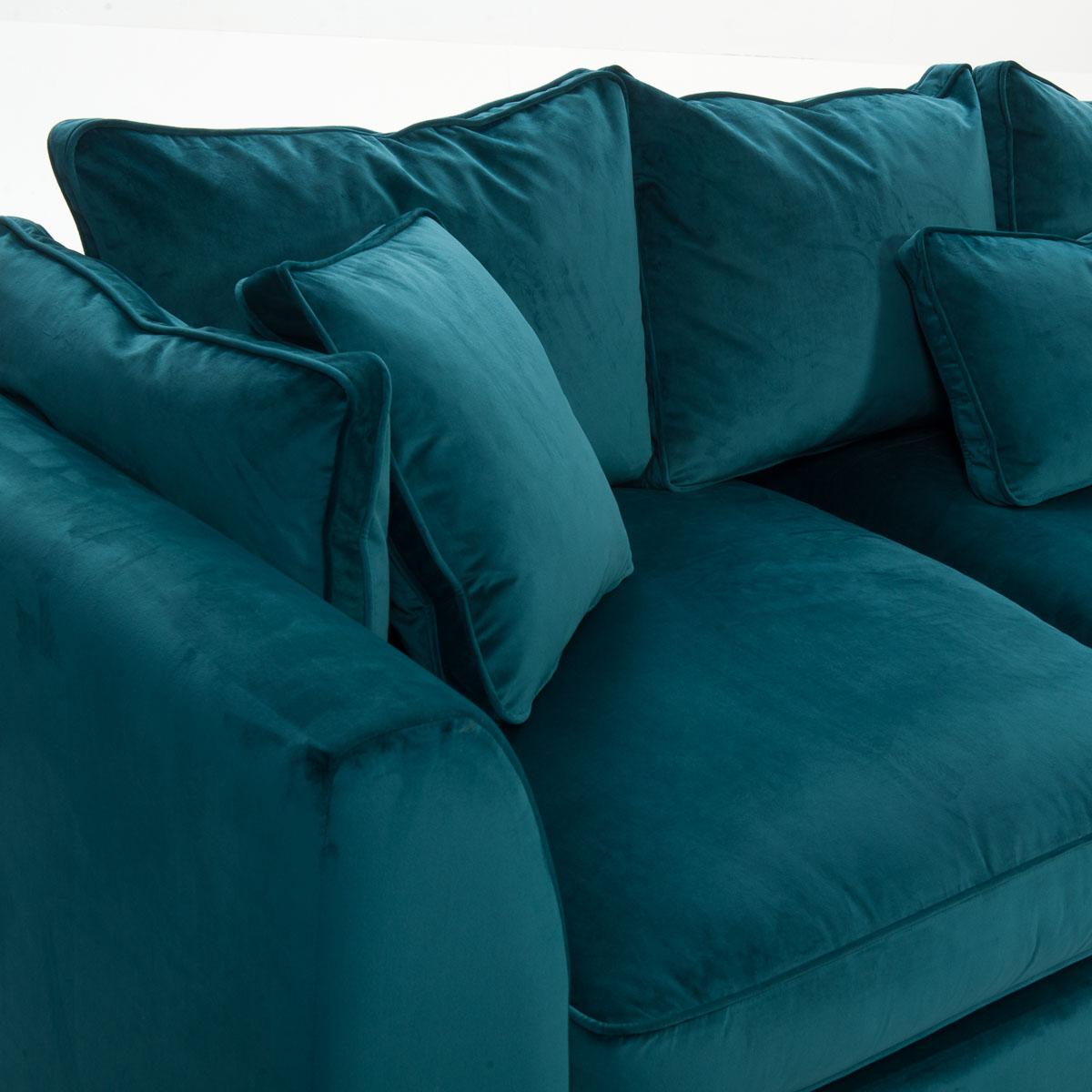Prescott RHF Corner Sofa Lumino Teal - RHF