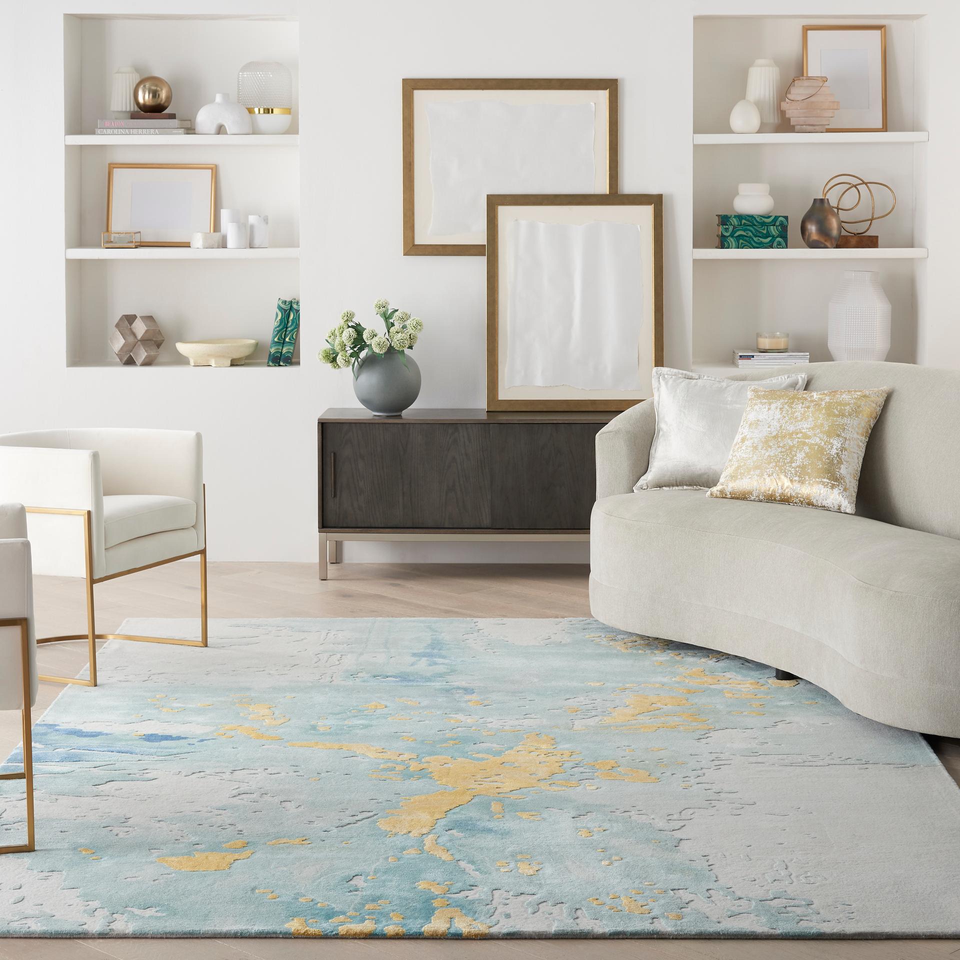 Prismatic Rug PRS26 Seafoam Gold