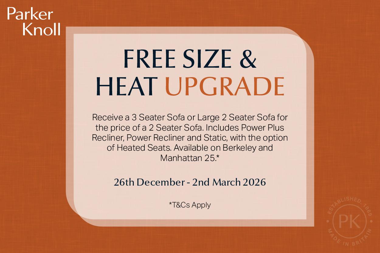 Parker Knoll Manhattan 2 Seater Heated Static Sofa